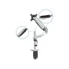DIGITUS gázrugós C-bilincses univerzális (VESA 75/100) 1-es ezüst monitor tartó konzol