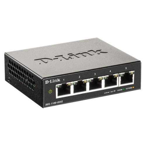 D-Link DGS-1100-05v2 5port GbE LAN Smart switch