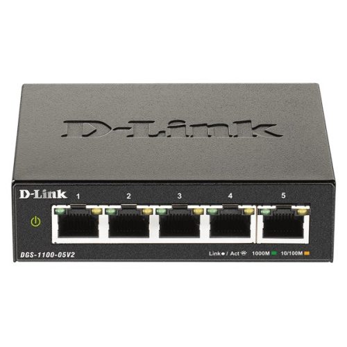 D-Link DGS-1100-05v2 5port GbE LAN Smart switch