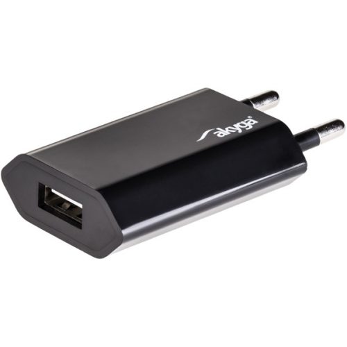 Akyga AK-CH-03BK 5V/1A/5W hálózati USB töltő