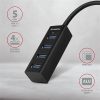 Axagon HUE-M1A 4 portos USB3.0 mini HUB