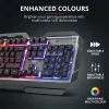 Trust GXT 856 Torac HUN USB fekete gamer billentyűzet
