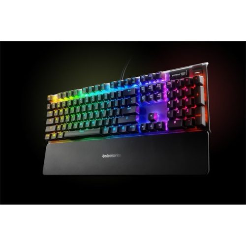 SteelSeries Apex 7 (Brown Switch) UK fekete gamer billentyűzet