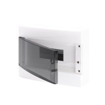   Gewiss PE/N műanyag 1x 12M falonkívüli fehér IP40 átlátszó ajtó 40CD kiselosztó