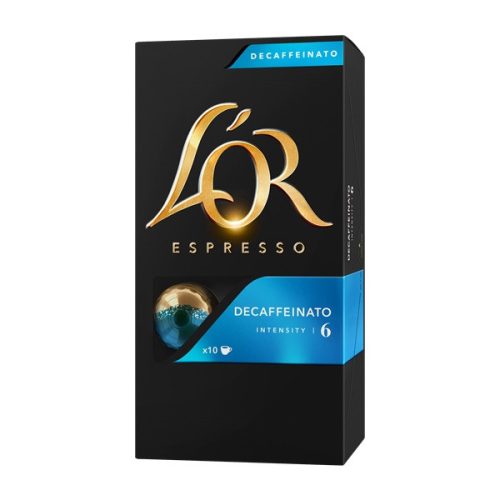 Douwe Egberts L'OR Decaffeinato Nespresso kompatibilis 10 db kávékapszula