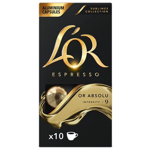 Douwe Egberts L'OR Sublimes Or Absolu Nespresso kompatibilis 10 db kávékapszula