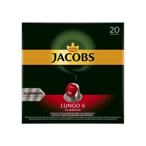 Douwe Egberts Jacobs Lungo Classico Nespresso kompatibilis 20 db kávékapszula