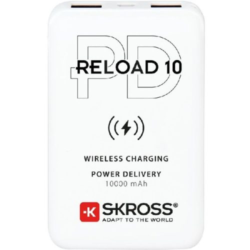 SKROSS Reload10 10000mAh USB/ wireless töltéssel power bank