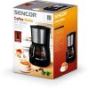 Sencor SCE 3050SS fekete 10 személyes filteres kávéfőző