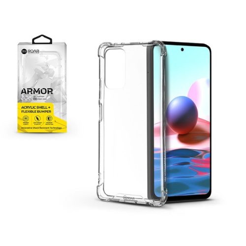 Roar KC0708 Roar Armor Xiaomi Redmi Note 10/Note 10s átlátszó ütésálló szilikon védőtok