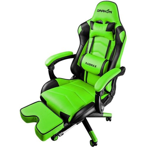 RAIDMAX Drakon DK709 zöld gamer szék