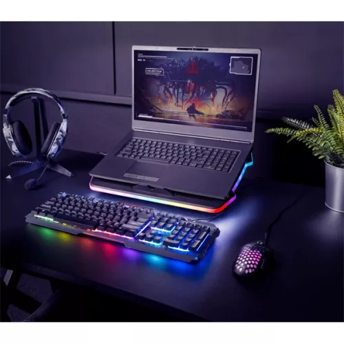 Trust GXT 1126 AURA RGB notebook hűtőpad