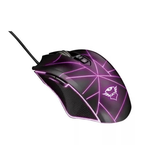 Trust GXT 160X Ture 4500dpi RGB optikai gamer egér