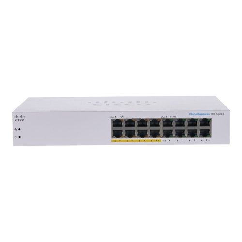 Cisco CBS110-16PP 8x GbE PoE LAN 8x GbE LAN port nem menedzselhető PoE switch