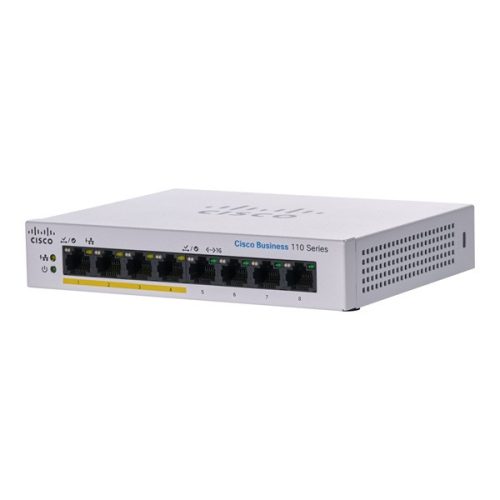 Cisco CBS110-8PP-D 4x GbE PoE LAN 4x GbE LAN port nem menedzselhető switch