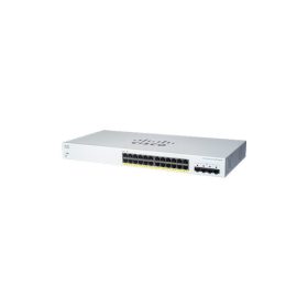   Cisco CBS220-24FP-4G 24x GbE PoE+ LAN 4x SFP port L2 smart menedzselhető PoE+ switch