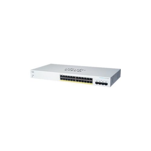 Cisco CBS220-24FP-4G 24x GbE PoE+ LAN 4x SFP port L2 smart menedzselhető PoE+ switch