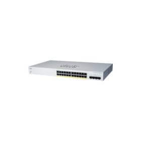   Cisco CBS220-24FP-4X 24x GbE PoE+ LAN 4x SFP+ port L2 smart menedzselhető PoE+ switch