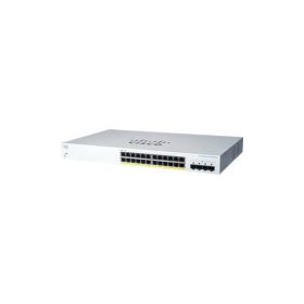   Cisco CBS220-24P-4G 24x GbE PoE+ LAN 4x SFP port L2 smart menedzselhető PoE+ switch