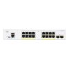 Cisco CBS250-16P-2G 16x GbE PoE+ LAN 2x SFP port L2 menedzselhető PoE+ switch