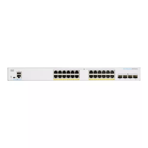 Cisco CBS250-24T-4X 24x GbE LAN 4x SFP+ port L2 menedzselhető switch