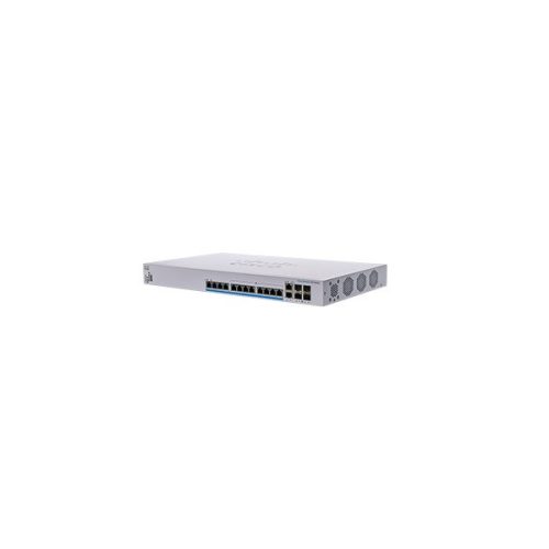 Cisco CBS350-12NP-4X 12x 5GbE PoE+ LAN 2x SFP+ 2x combo 10GbE RJ45/SFP+ port L3 menedzs. Multi-Gig PoE+ switch