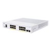 Cisco CBS350-16P-2G 16x GbE PoE+ LAN 2x SFP port L3 menedzselhető PoE+ switch