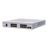 Cisco CBS350-16T-2G 16x GbE LAN 2x SFP port L3 menedzselhető switch