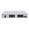 Cisco CBS350-16T-2G 16x GbE LAN 2x SFP port L3 menedzselhető switch