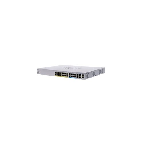 Cisco CBS350-24NGP-4X 16xGbE PoE+ LAN 8x5GbE PoE+ LAN 2xcombo 10GbE RJ45/SFP+ 2xSFP+ port L3 menedzs. Multi-Gig PoE+ swi