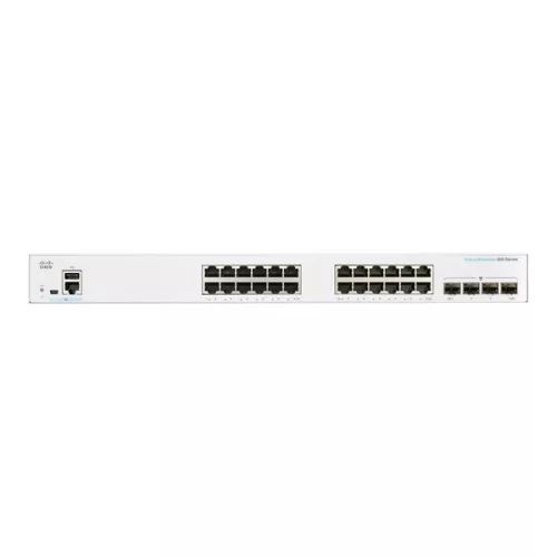 Cisco CBS350-24T-4G 24x GbE LAN 4x SFP port L3 menedzselhető switch