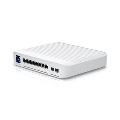 Ubiquiti UniFi USW-Enterprise-8-PoE 8x 2.5GbE Multi-Gigabit PoE LAN 2xSFP+ port L3 menedzselhető switch