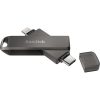 Sandisk 64GB USB C/Apple Lightning iXPAND LUXE Fekete (186552) Flash Drive