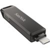 Sandisk 64GB USB C/Apple Lightning iXPAND LUXE Fekete (186552) Flash Drive