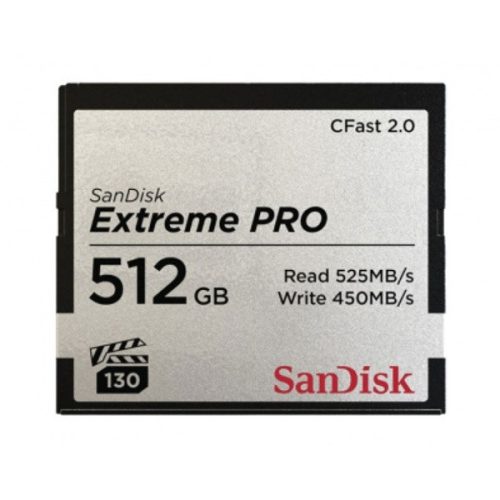 Sandisk 00173409 512GB Compact Flash 2.0 Extreme Pro memóriakártya