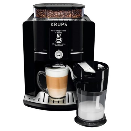 Krups EA829810 Latt'Espresso tejtartállyal fekete automata kávéfőző