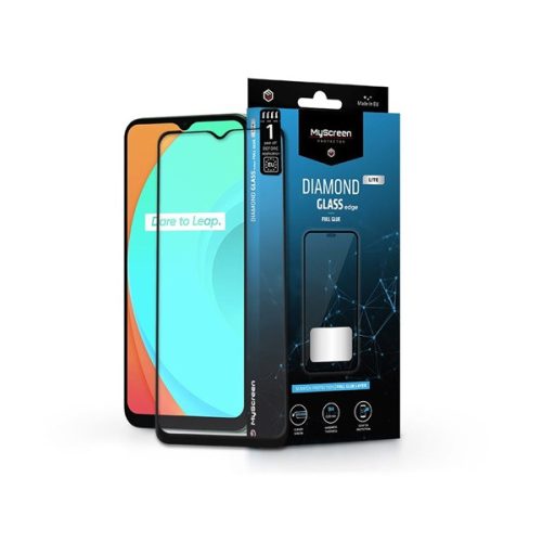 MSP LA-2184 Realme C11/C12/C21 Diamond Glass Lite Edge2.5D edzett üveg képernyővédő