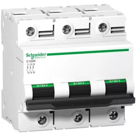   Schneider A9N18365 3P 80A C-jelleg 400V AC 10kA/60898 20kA/60947 Acti9 C120N  kismegszakító