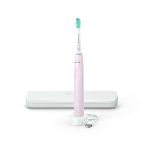 Philips HX3673/11 Sonicare S3100 utazótokkal rózsaszín elektromos fogkefe