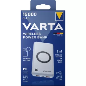   Varta 57908101111 hordozható 15000mAh vezeték nélküli töltő power bank