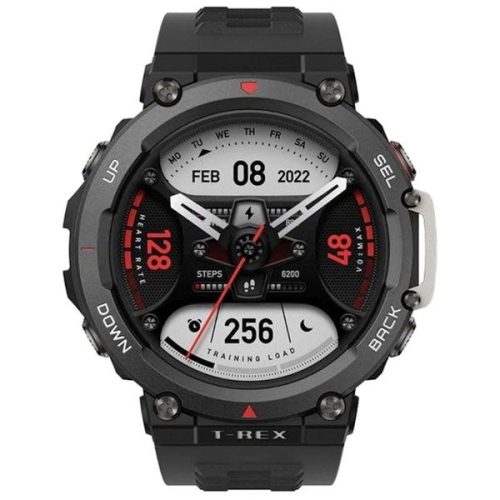 Amazfit T-Rex 2 Ember Black fekete okosóra