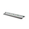 Lanberg PPU5-0024-B 19"/0,5U 24port Cat5e UTP árnyékolatlan fekete patch panel