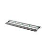 Lanberg PPU5-0024-B 19" 0,5U 24port Cat.5e UTP árnyékolatlan fekete patch panel