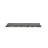 Lanberg PPS5-0024-B 19" 0,5U 24port Cat.5e FTP árnyékolt fekete patch panel