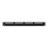 Lanberg PPUA-1024-B 19"/1U 24port Cat6A UTP árnyékolatlan fekete patch panel