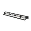 Lanberg PPUA-1024-B 19"/1U 24port Cat6A UTP árnyékolatlan fekete patch panel