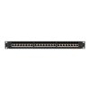 Lanberg PPS7-1024-B 19"/1U 24port Cat7 FTP árnyékolt fekete patch panel