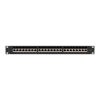 Lanberg PPS7-1024-B 19" 1U 24port Cat.7 FTP árnyékolt fekete patch panel