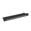 Lanberg PPS7-1024-B 19" 1U 24port Cat.7 FTP árnyékolt fekete patch panel