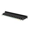 Lanberg PPS7-1024-B 19" 1U 24port Cat.7 FTP árnyékolt fekete patch panel